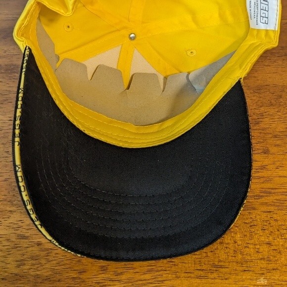 Jegs High Perfomance Yellow Black Snapback Hat NWOT OSFM - Picture 6 of 9